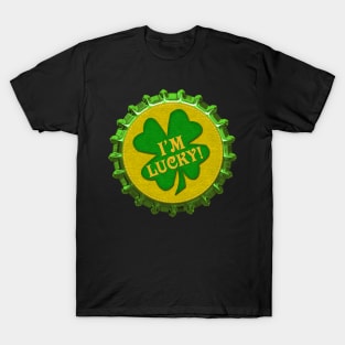 St. Patrick's Day Magnet and Sticker | I'm Lucky by Cherie(c)2022 T-Shirt